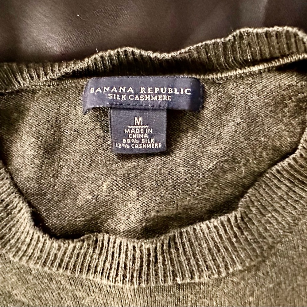 Light Silk Cashmere sweater from Banana Republic.